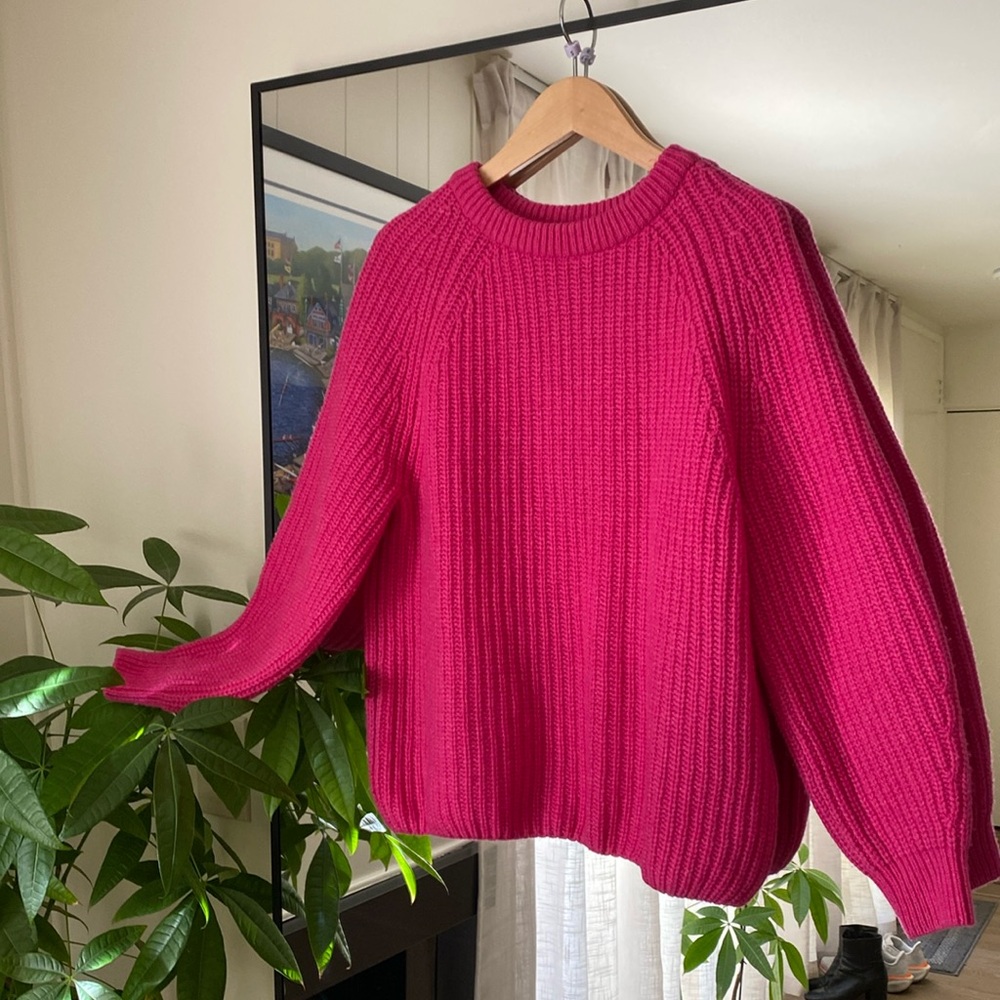 Barbour Wool Chunky Knit Sweater size 6
